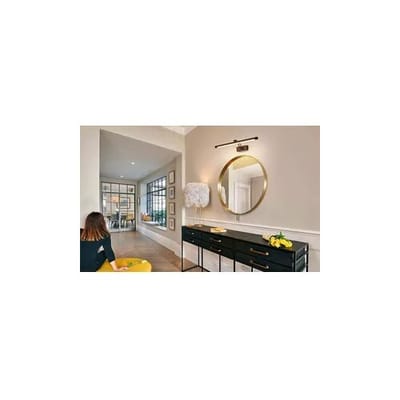 Spiegellamp - Spiegel Verlichting Led - Spiegel Verlichting - Verlichting - Led Verlichting - Ledlamp 3 kleuren - Lamp Spiegel - Led Spiegel - Industrieel - Badkamer Spiegel Verlichting - Badkamer Verlichting - Zwart - 40 cm Breed
