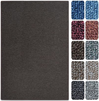FLOORDIREKT Tapit London - Vlakke Lussenpool - Op Maat Gemaakt - Modern & Easy Care - Donkerbruin - 200 x 600 cm
