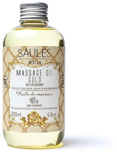 Natuurlijke massageolie Gold - 200 ml