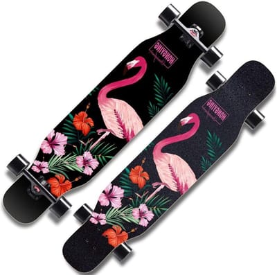 Longboard Cruiser - Dance Board - Outdoor Freeride - 7 Laags Esdoorn Dek - 42 Inch - Design 4