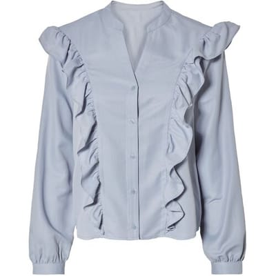 ESMARA Dames blouse (Lichtblauw, 34)