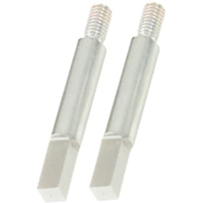 KS Tools 450.0185 Vierkante adapter, 6 mm, verpakking van 2 stuks, verchroomd