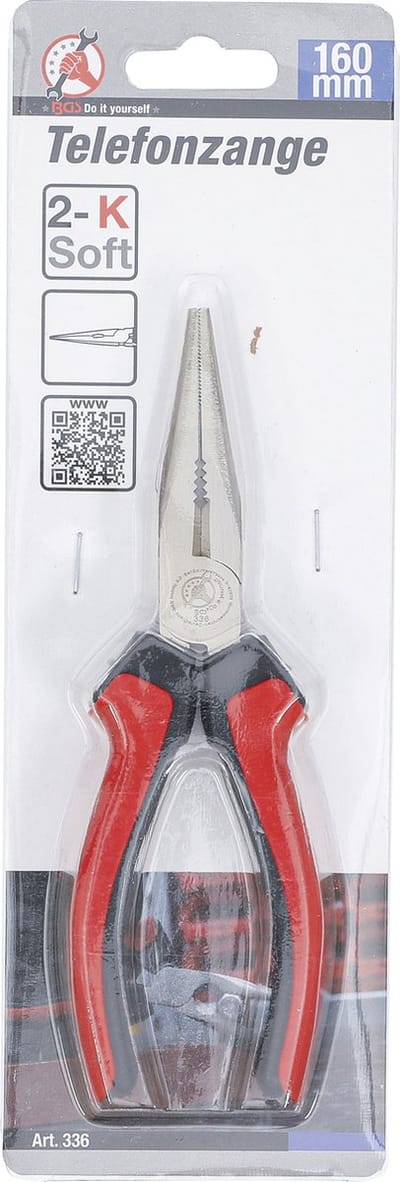 BGS Telefoontang recht 160 mm
