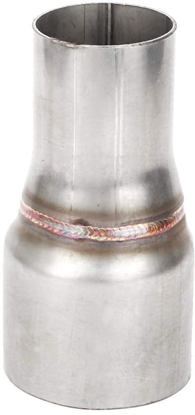 Dailygoods- Uitlaatconnector Roestvrij Staal 63mm/2,5 inch tot 45mm/1,75 inch - Verloopkoppeling - Koppelbuis - Duurzaam - Slijtvast - Aftersales-garantie - Uitlaatpijp
