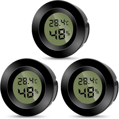 3 Stuks Mini Digitale Binnen Thermometer Hygrometer met LCD Scherm