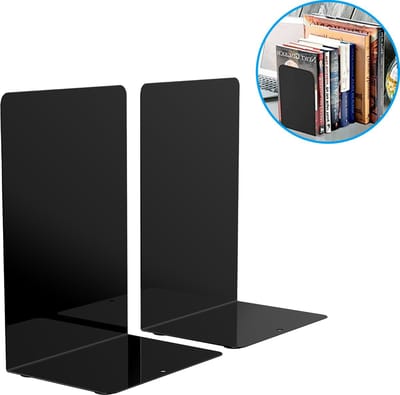 MATTI® - Boekensteun - Boekenstandaard Zwart - Boekenhouder - Boekensteun Metaal - Boekensteun Zwart
