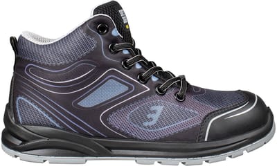Safety Jogger Cador S1P HOGE Veiligheidsschoen SlipvastSRC-ESD Grijs - Maat 36