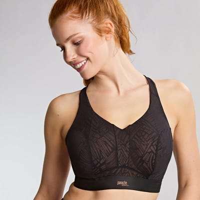 Panache - Endurance Sport BH met beugel – Black/Latte - 85C