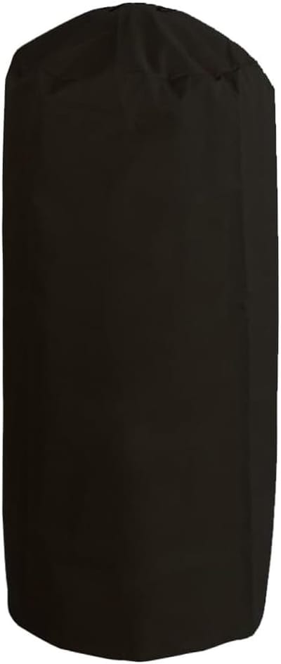 Gasfleshoes - Gasfles beschermhoes - 31 × 31 × 59 cm - Afdekhoes voor gasfles - Universeel - Oxford-stof - Gas Tank Cover - Waterdicht, winddicht en uv-bestendig - Voor Outdoor BBQ en Tuin - Met Koord - Zwart