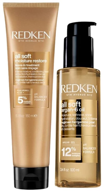 Redken - All Soft Smooth & Shine Duo - 150ml+100ml