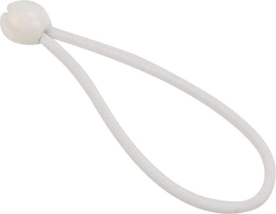 Afdekzeilwinkel - Spanner met bal 18cm elastiek wit
