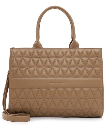 EMILY & NOAH shopper E&N Donatella ( 64814 ) - Dames handtassen - sand 420