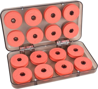 Foam Koordenoprollers voor Voorzakken en Rigs, Ideaal voor Vissers, Opbergdozen en Vissnoer Spoelen, Set van 16 Stuks voor Efficiënte Vistrip Voorbereiding