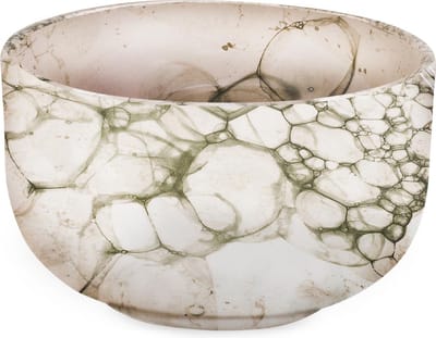 Bowls and Dishes Espuma Aardewerk Kom | Bowls | Hoge Kom | Pokebowl kom | Servies Kom | Woonaccessoire - 2 Stuks - Ø 11 cm Groen