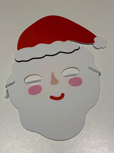 Kerst Masker - Kerstdecoratie - Maskers - Kerstcadeau - 1 Stuks - Kerstman