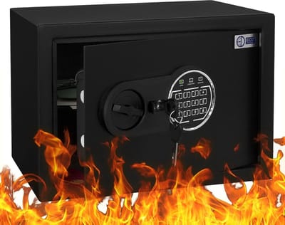 Digitale Muurkluis 16L met Elektronisch Slot en Sensorlamp - Veiligheid voor Juwelen en Documenten