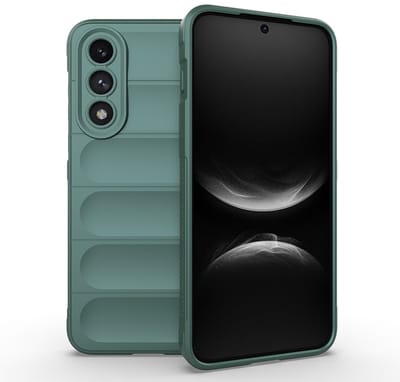 MobyDefend Hoesje - Geschikt voor OnePlus Nord 5 - TPU Gripcase - Groen