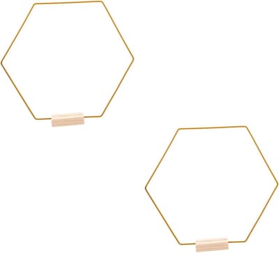 Bloemenkransstandaard - Metalen hoepels - Handwerk decoratie - Stevig metalen frame - 31 cm - Zoals afgebeeld
