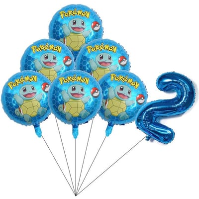 Pokemon 3D Aluminiumfolie Ballon Verjaardag Decoratie Paikachu Karakter Aluminium Ballon Collectie Babyborrel Verjaardag Viering Cadeau