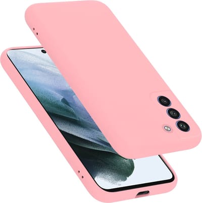 Cadorabo Hoesje geschikt voor Samsung Galaxy S21 FE in LIQUID ROZE - Beschermhoes gemaakt van flexibel TPU silicone Case Cover