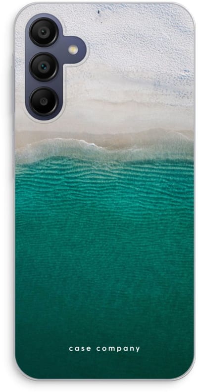Case Company® - Hoesje geschikt voor Samsung Galaxy A15 hoesje - Stranded - Soft Cover Telefoonhoesje - Bescherming aan alle Kanten en Schermrand