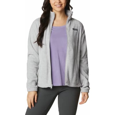 Columbia Benton Springs - Fleece Vest Dames - Extra Zacht en Warm - Grijs - Maat L