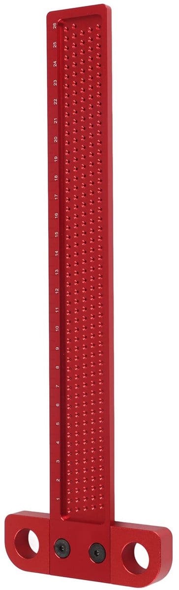 Allecto - T-Vormige Houtbewerkingsliniaal - Aluminium Meetgereedschap - Perfecte Lijnen - Precisie en Nauwkeurigheid - Meetlint en Houtbewerking - ...