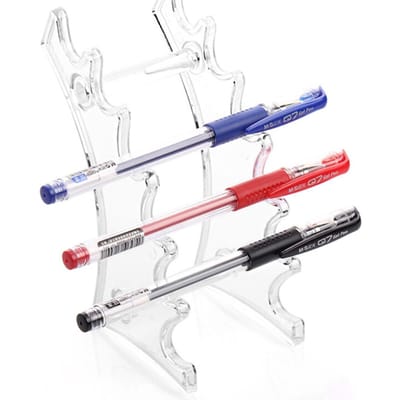 Pennenhouders Cosmetische Kwasten Oogschaduw Potloden Pennen Lippenstift Display Stand Rek Ondersteuning Houder Voor Bureau Organizer Schrijfwaren wit