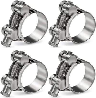 Scharnierpenklem W1 44-47mm - Roestvrijstalen Klemmen 10 Stuks