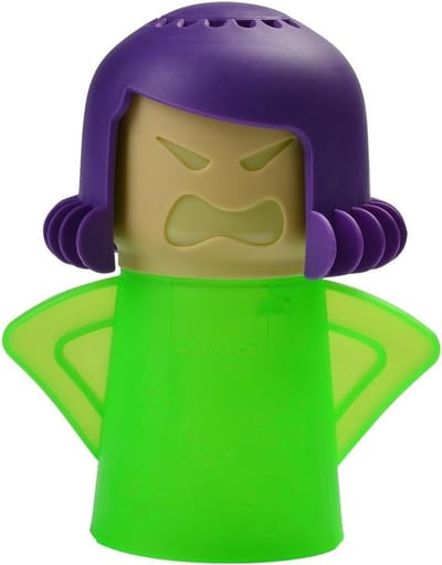 1 stuk Magnetron Cleaner Angry Mama - Snelle Stoomreiniger voor Magnetron met Water en Azijn, Keuken Schoonmaak Tool voor Vet en Geurverwijdering