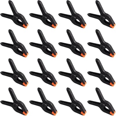 16-delige Nylon Klemset 7.5 cm, Stevige Plastic Klemmen voor Houtbewerking, DIY Projecten en Fotografie Achtergronden