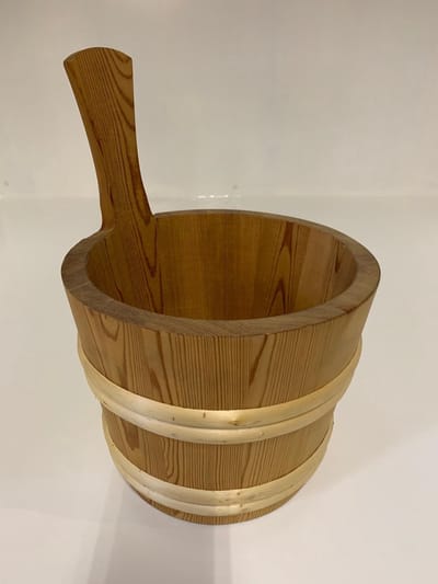 Saunia - Houten sauna emmer - Heat treated