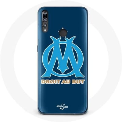 Coque pour Huawei p30 lite Olympique de marseille OM logo bleu