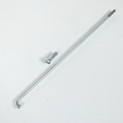 gegalvaniseerd staal velg spaak l180mm x Ø3mm hoek 90° steek 0.6 nieuw voor motorfiets