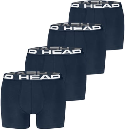 Head Basic boxerbroek voor heren, shorts, ondergoed, set van 4
