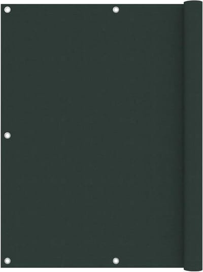 Balkonscherm - 120x400 cm - Privacy Scherm Balkon - Oxford Stof - Donkergroen - Windbescherming & UV-bestendig - Extra Hoog Natuurlijk Privacyscherm