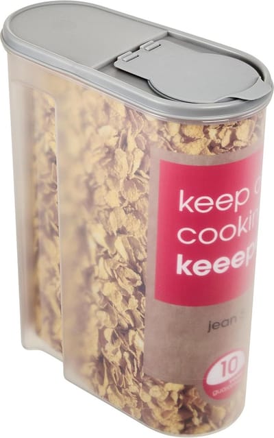 Keeeper - Voorraadbus- mueslicontainer - Vershouddoos voor ontbijtgranen - transparante - 5l