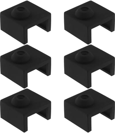 Cosensi- Hotend Sok - 6 Stuks - Hittebestendig Siliconen - Compatibel met Creality Ender 3/5 - MK7/MK8/MK9 - Temperatuurstabilisatie - Siliconen Hoes