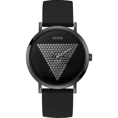 GUESS Watches W1161G2 IMPRINT Heren Horloge 38 mm - Zwart