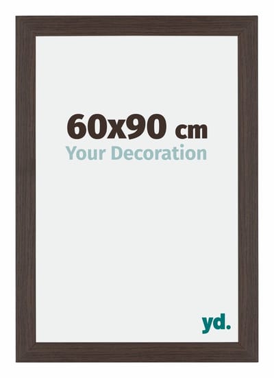 Your Decoration - Puzzellijst 60x90 cm - Eiken Donker - Puzzellijst 1500-2000 stukjes - MDF Fotolijst - Mura
