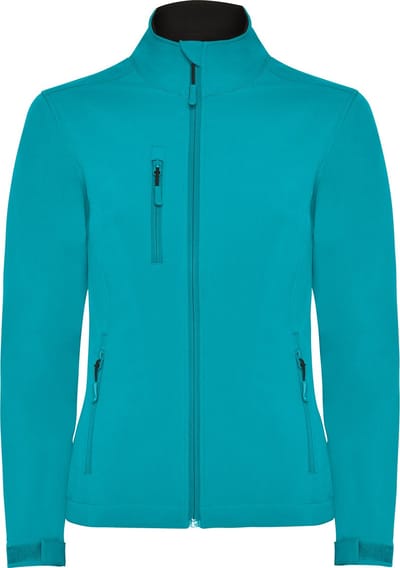 Roly Women´s Nebraska Softshell Jacket RY6437 - Aquamarine 236 - 3XL