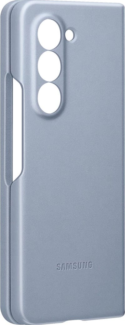 Samsung ECO-Leather hoesje - Geschikt voor Samsung Galaxy Z Fold5 - Blauw