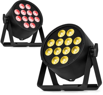 BeamZ Pro set van 2 BAC330 LED Parren - ProPar met RGBW LED’s - 12x 8W