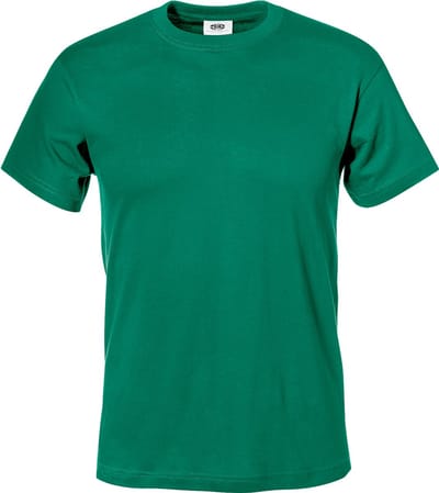 SIR SAFETY SIRFLEX Korte mouw Werk T-shirt HEREN Groen 12 Stuks - 100% Katoen - Versterkte Naden - 140 g/m2