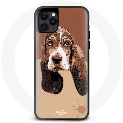 Basset Hound Gezicht Iphone 11 Hoesje