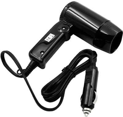 Dailygoods - Mini Reishaardroger 12V Opvouwbaar voor Auto en Caravans