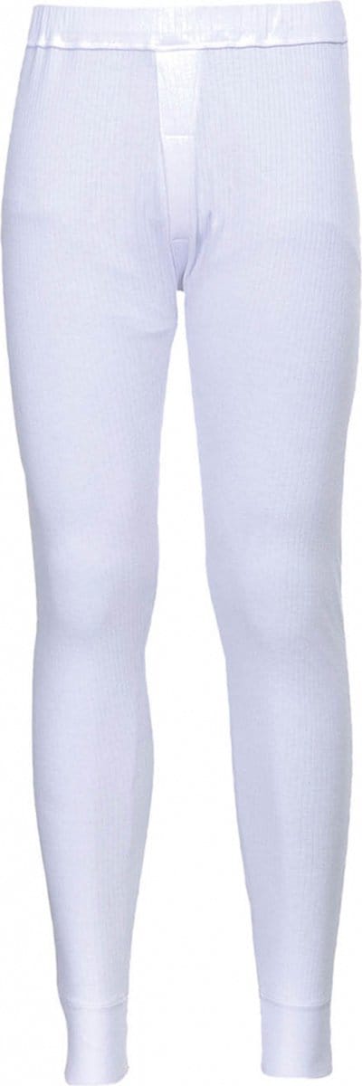 Thermo legging Heren Wit XL Baselayers Winter Elasticated Waist thermo ondergoed Heat Booster