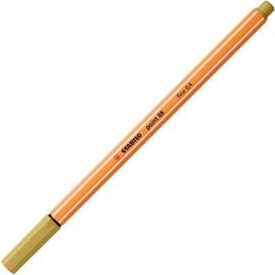 Fineliner STABILO point 88/66 fijn khaki
