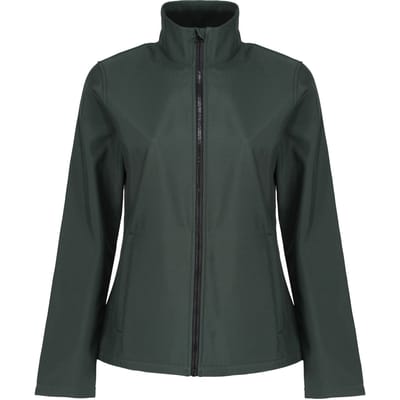 Regatta - Dames Ablaze Printable Softshell Jas (Donker sparren/zwart)