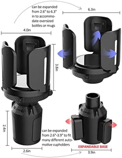 Automatische Bekerhouder Expander voor Auto - Universele Pasvorm